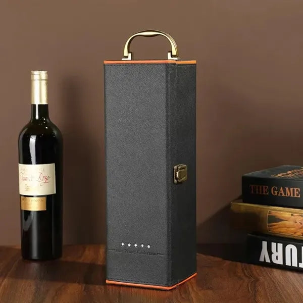 Top Handle Travel Wine Carrier Case