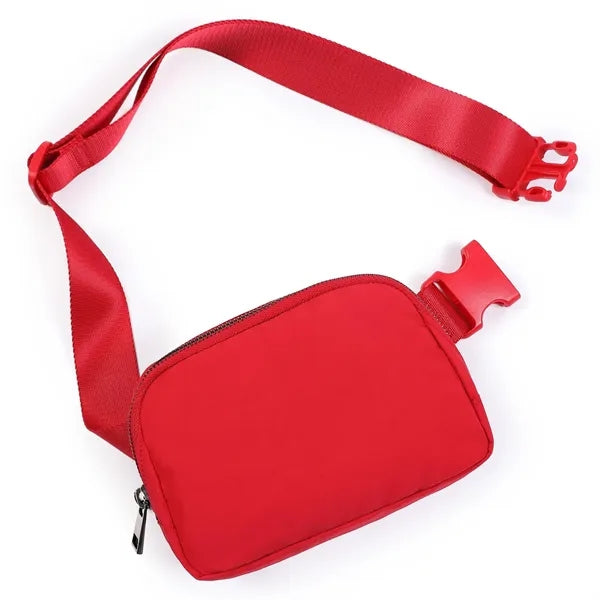 Unisex Mini Belt Bag with Adjustable Strap for Traveling Gym