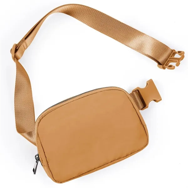 Unisex Mini Belt Bag with Adjustable Strap for Traveling Gym