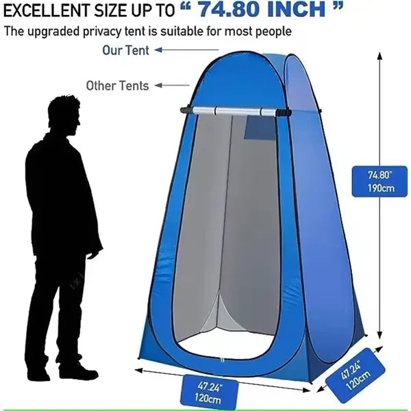 Portable Pop Up Privacy Shower Tent For Toilet Camping