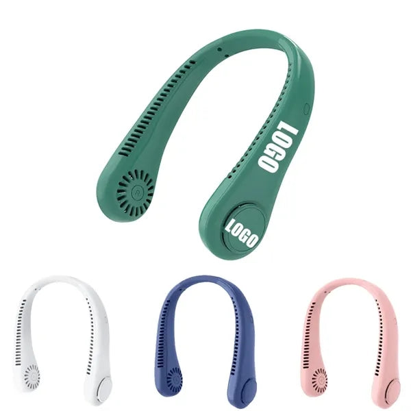 Hands-Free Neck Fan: Portable Rechargeable 3 Speeds