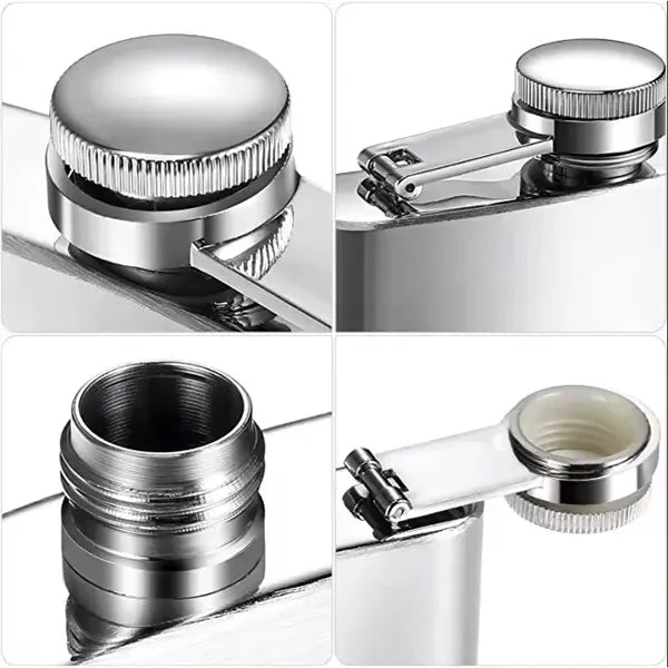 Portable Stainless Steel Drinking Hip Flask Jug For Whiskey