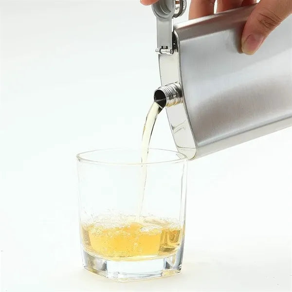 Portable Stainless Steel Drinking Hip Flask Jug For Whiskey