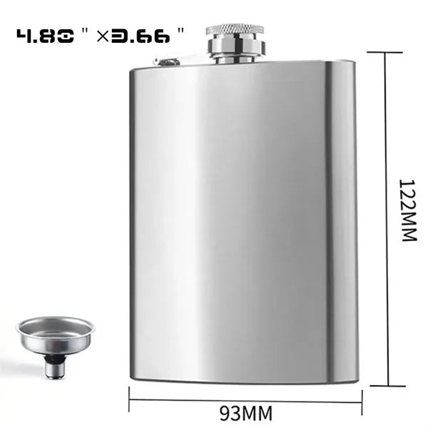 Portable Stainless Steel Drinking Hip Flask Jug For Whiskey