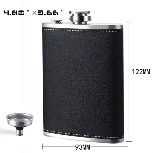 Portable Stainless Steel Drinking Hip Flask Jug For Whiskey