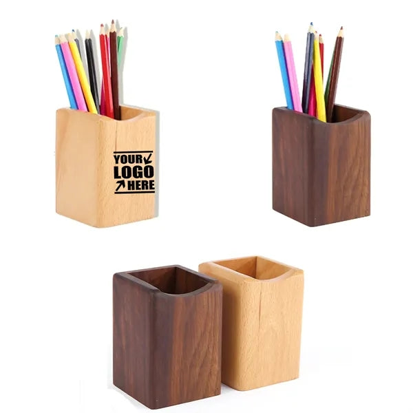 Solid Wooden Pen Holder