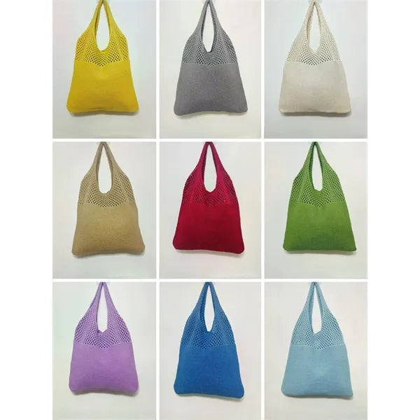 Crochet Mesh Beach Tote Bags