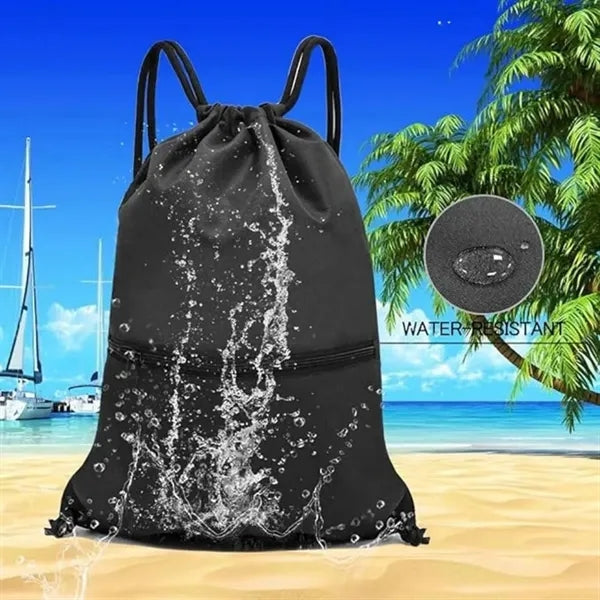 Drawstring Waterproof Gym Backpack