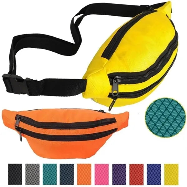 Fanny Pack W/ 3 Zipper