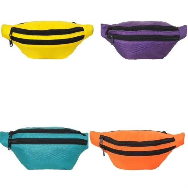 Fanny Pack W/ 3 Zipper