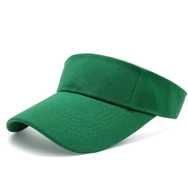 100% Cotton Twill Sun Visor Summer Hat For Adults Youth Kids