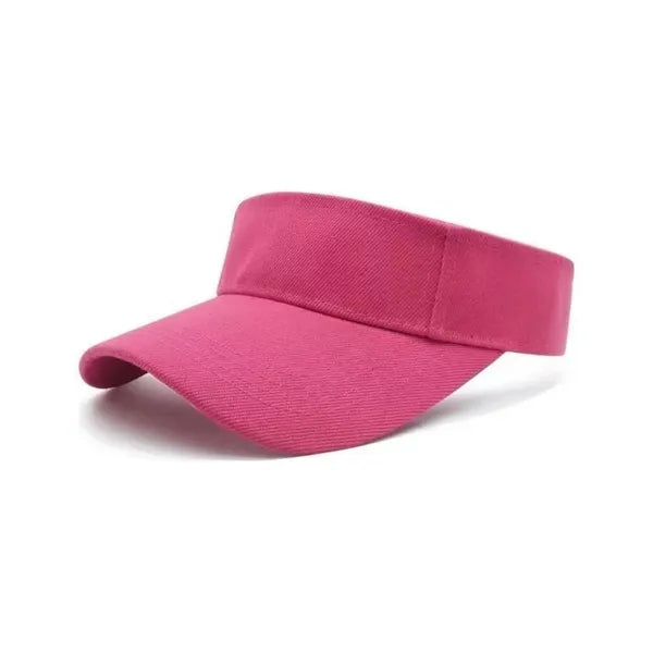 100% Cotton Twill Sun Visor Summer Hat For Adults Youth Kids