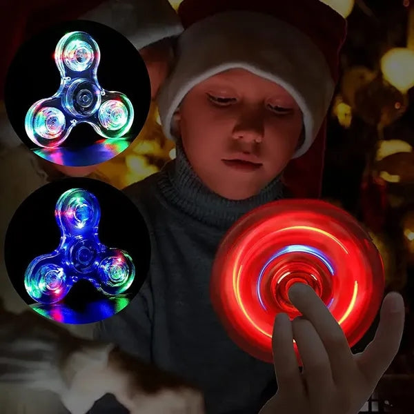 Crystal Luminous LED Fidget Spinner