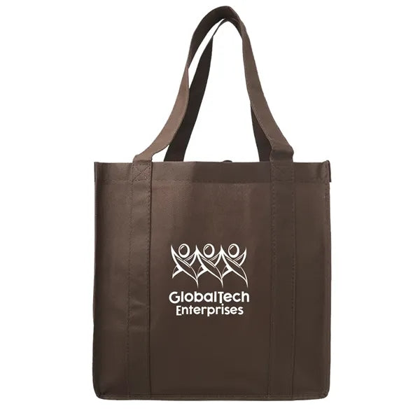 Petite Eco Market Hopper Non Woven Tote (1 Color Imprint)