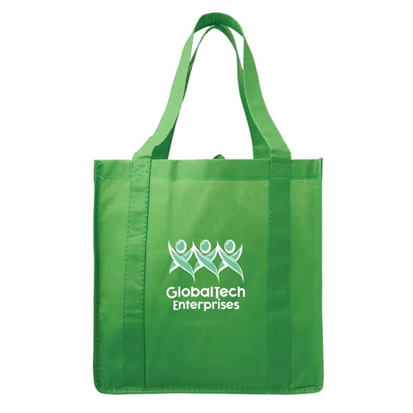 Petite Eco Market Hopper Non Woven Tote (2 Color Imprint)