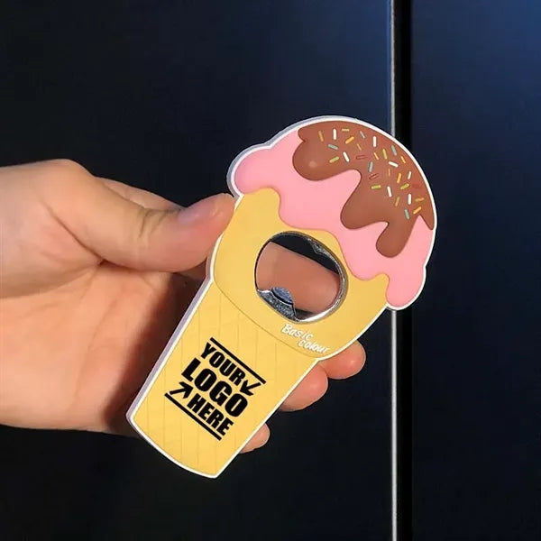 Ice cream shaped bottle opener