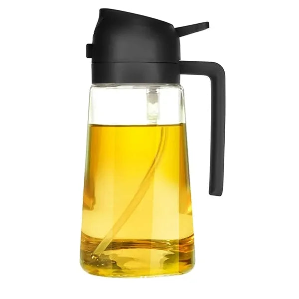 16oz Oil Dispenser Bottle for Kitchen - 2 in 1