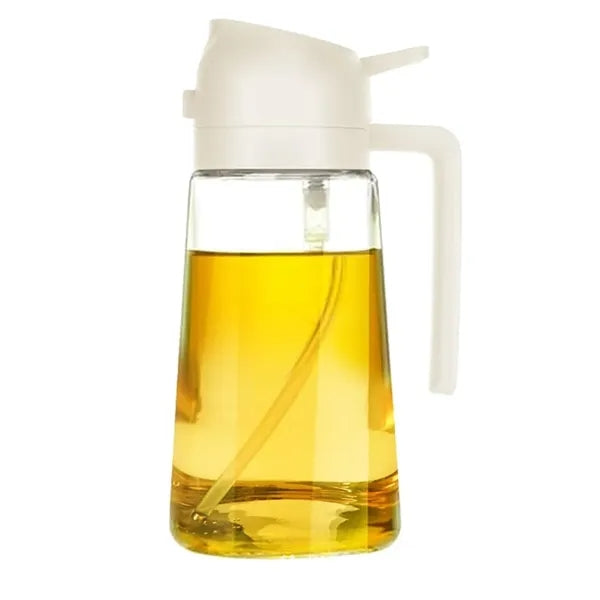 16oz Oil Dispenser Bottle for Kitchen - 2 in 1