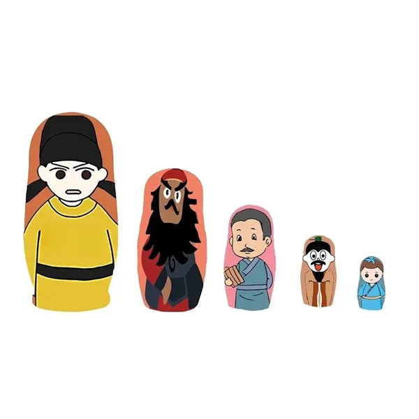 Wooden Nesting Dolls Set