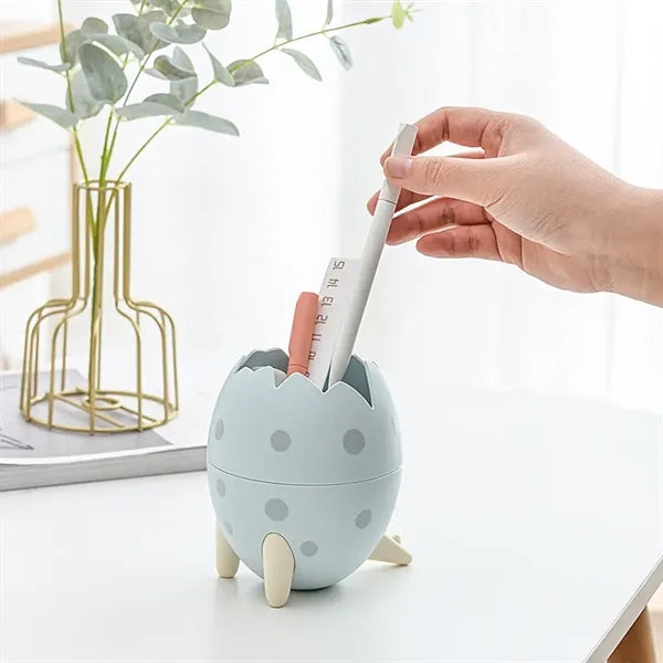 Dinosaur Egg Pencil Holder Cute Pen Cup