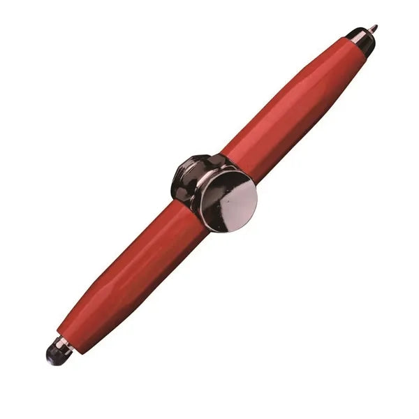 Metal Hand Fidget Spinner Pen with LED Light