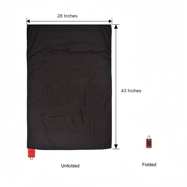 Picnic Blanket Mini Pocket Beach Mat Foldable Lightweight