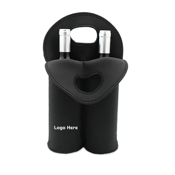 Two Bottle Neoprene Wine Carrier Bag