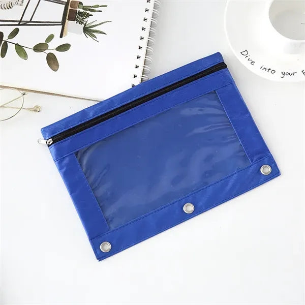 3 Ring Binder Pencil Pouch 10 x 7"