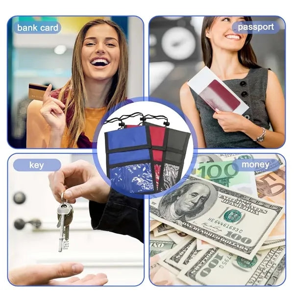 Travel Pouch Neck Wallet Passport Holder