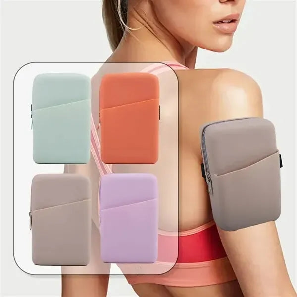 Silicone Water Bottle Pouch Arm Bag