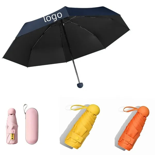 Mini Five Folding Pocket Umbrella