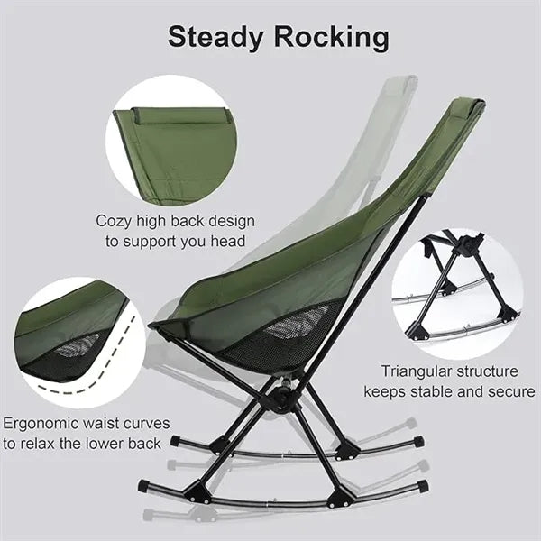 Portable Ultralight Folding Rocking Chair