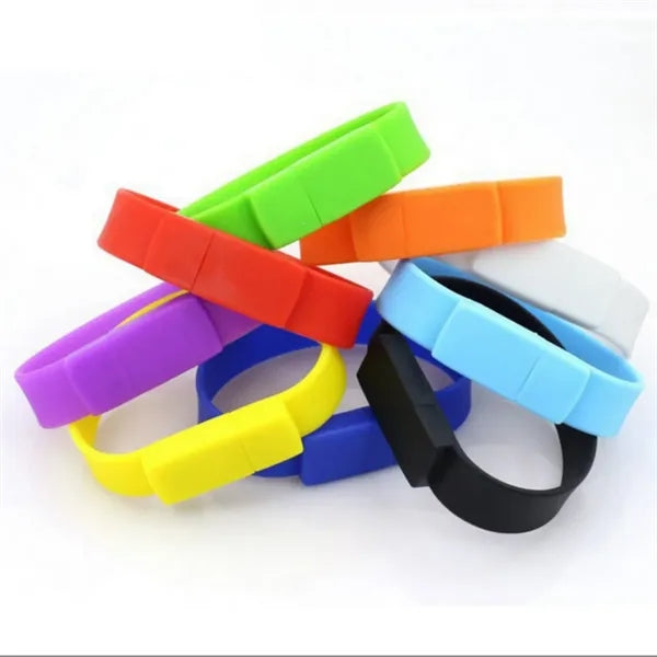 32Gb Silicone Wrist With Usb Drive