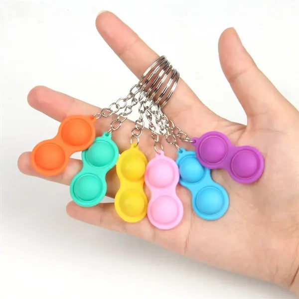 Silicone Decompression Toy Keychain