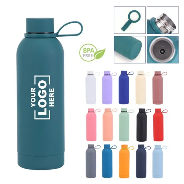 17 oz. Vacuum Insulated Matte Stainless Steel Water Bottles
