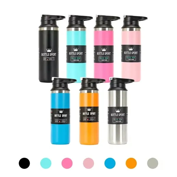 17 oz Powder Coated Vacuum Tumbler Water Bottle