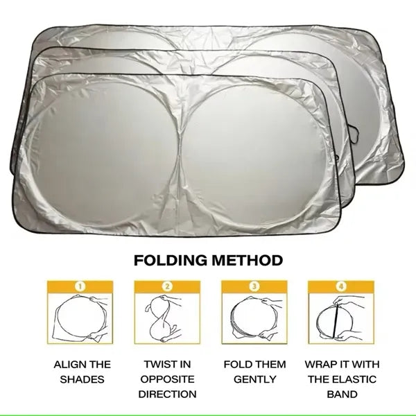 Foldable Front Windshield UV Car Sunshade Cover