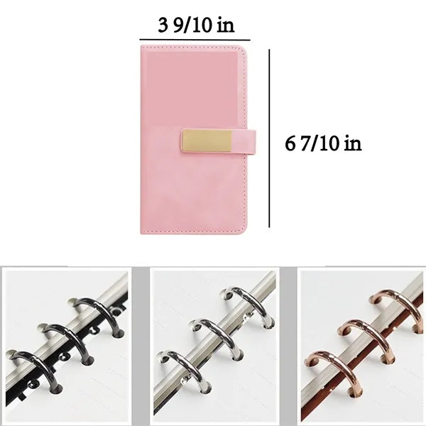 A6 PU Magnetic Lose Leaf Notebook