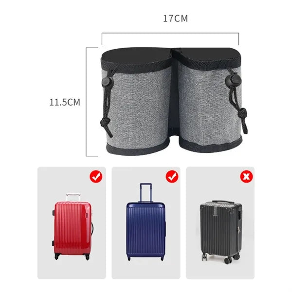 Luggage Travel Cup Holder Free Hand Drink Storage Bag