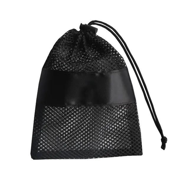 7.87" x 7.08" Durable Nylon Mesh Drawstring Towel Bag