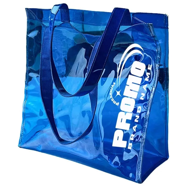 Large Clear PVC Shoulder Handbag