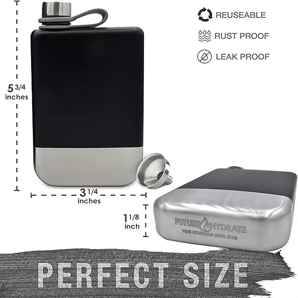304 Stainless Steel Leakproof Drinking Flask for Alcohol