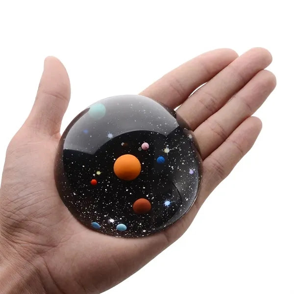 3D Customized Crystal Hemisphere Paperweight