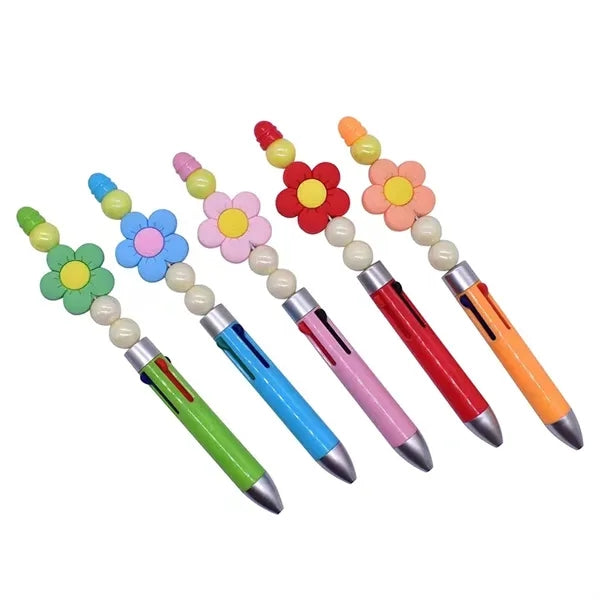 DIY Retractable Ballpoint Pen 4 in 1 Colorful Set