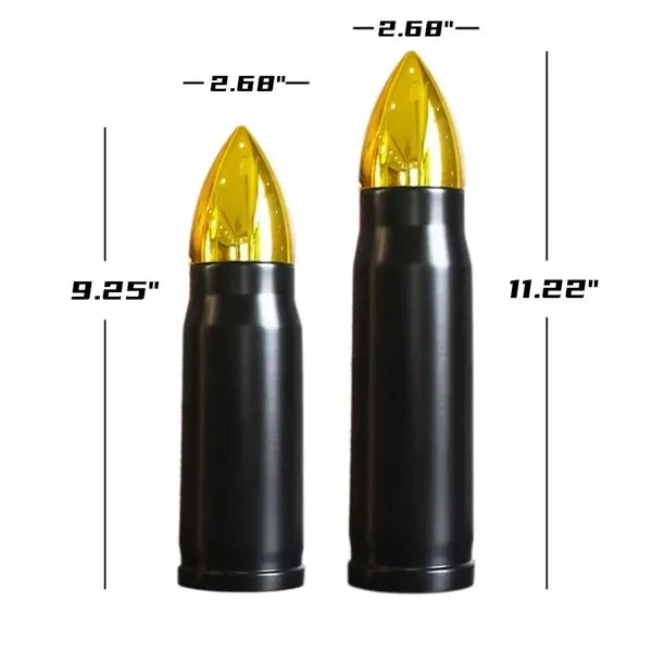 12.17oz Bullet Vacuum Stainless Steel Thermos Water Bottle