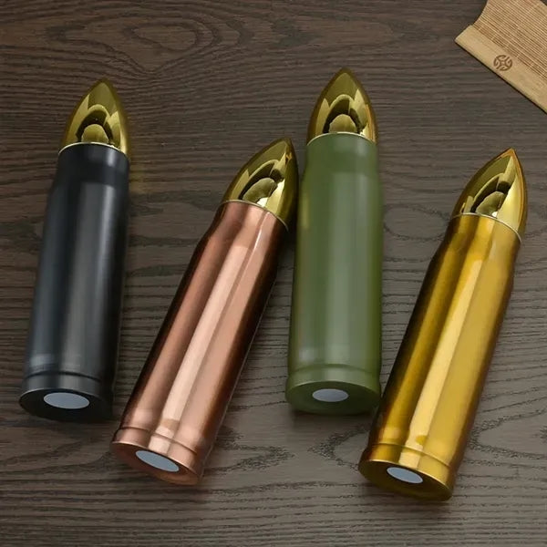 12.17oz Bullet Vacuum Stainless Steel Thermos Water Bottle