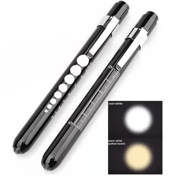 Flashlight Medical Nurse Pen Light With Pupil Gauge