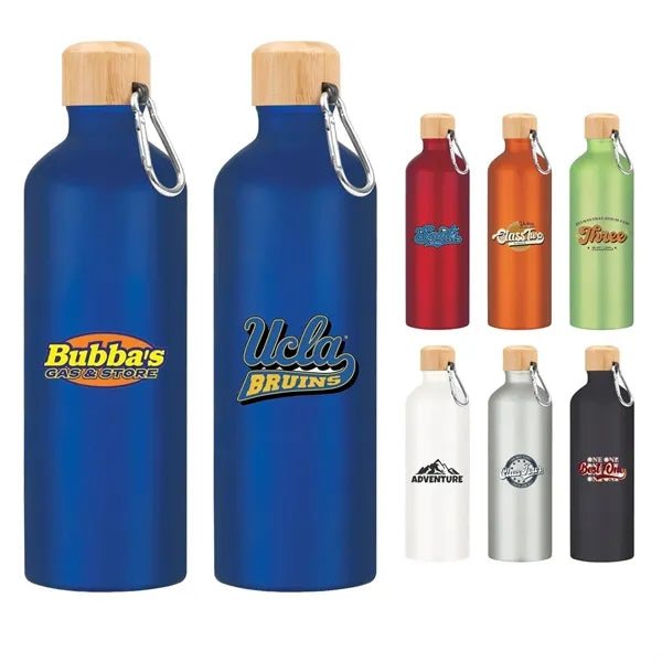 Bike Bottle With Bamboo Lid