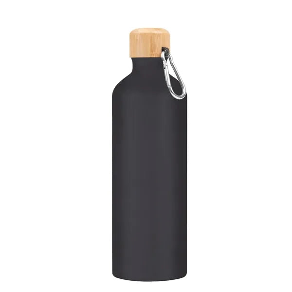 Bike Bottle With Bamboo Lid