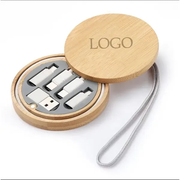 Bamboo Charging Cable/Accessory Kit